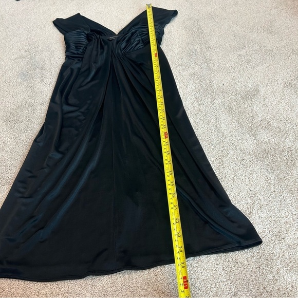 BCBGMAXAZRIA Black ruched pleated sleeveless dress size XXS - Picture 13 of 15